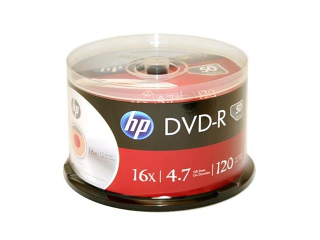 Диск DVD-R HP Bulk 4.7Gb 16x