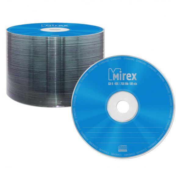 Диск CD-R Mirex Bulk 700Mb