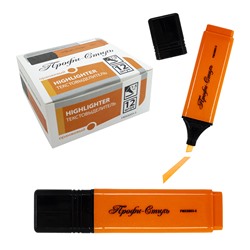 Маркер текстовый Профи-Стиль FMX5003-3 оранжевый скошенный 1-5мм