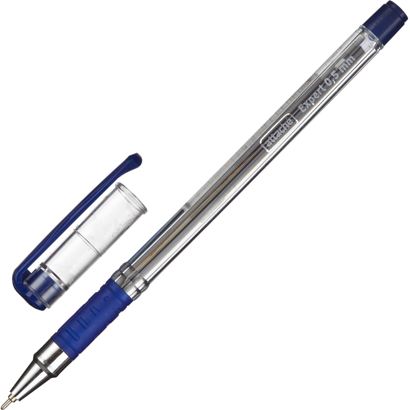 Ручка шариковая Attache Expert синяя 0.5мм 569015