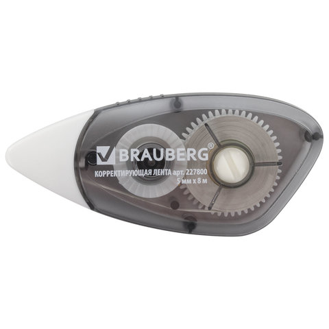 Корректор-лента Brauberg 5мм*8м Black&amp;White 227800