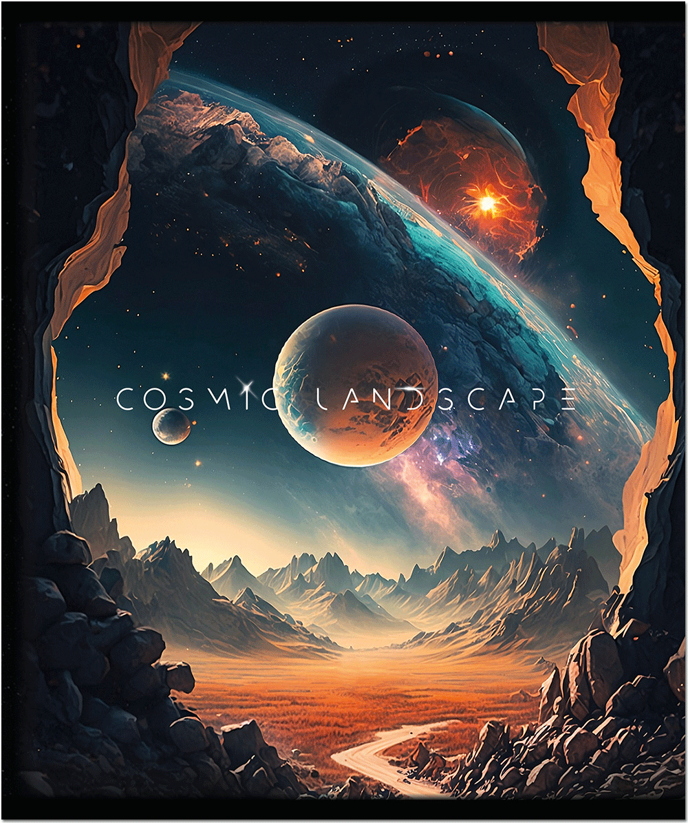 Тетрадь 48л клетка Cosmic Landscape